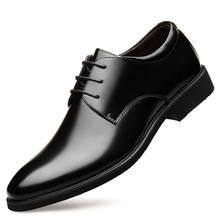 Мужские туфли из коровьей кожи на резиновой подошве, деловые туфли большого размера на плоской подошве для офиса, 56 2024 - купить недорого