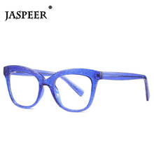 JASPEER TR90 Anti Blue Ray Computer Glasses Women Cat Eye Glass Men Blue Light Blocking Fashion Eyewear Glitter Frames 2024 - buy cheap