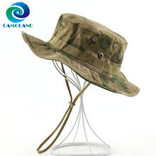 CAMOLAND Tactical Airsoft Sniper Boonie Hat Mens Military Bucket Hat Summer UV Protection Panama Hats Outdoor Camouflage Sun Cap 2024 - buy cheap