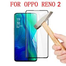 2 piezas 3D cristal templado de pegamento completo para Oppo Reno 2 cubierta de pantalla completa película protectora de pantalla para Oppo Reno 2 2024 - compra barato