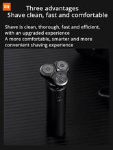 Xiaomi-Afeitadora eléctrica Mijia S500, afeitadora de barba de doble hoja con IPX7 resistente al agua, 60 días de espera, 360 ° flotante 2024 - compra barato