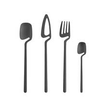 stainless steel spoon fork and spoon set colorful coffee creative hanging cup spoon dessert knife and fork forks and spoon set 2024 - buy cheap
