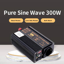 300W Continuous 600W Peaking Pure Sine Wave Inverter DC to AC Off Grid Solar Power Home Inverter for Car 2024 - buy cheap
