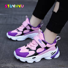 Girls Sneakers Children Shoes Mesh Breathable Sport Shoes Leather School Running Sneakers Autumn New Outdoor Casual Girls Shoes 2024 - buy cheap