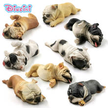 New Bulldog Cute Simulation Farm Dog animal model action figure plastic statue home decor Gift For Children Kids Educational toy 2024 - buy cheap