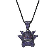 Hip Hop Jewelry Brass CZ Cartoon Pendant Cubic Zircon Necklace Iced Out Men Gift CN055 2024 - buy cheap