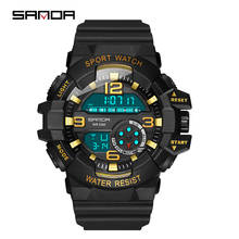 Fashion Sanda Top Brand Military Watch Men's Led Digital G Outdoor Multi-function 30m Waterproof Sports Watches Relojes Hombre 2024 - buy cheap