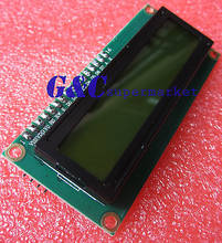 1 piezas amarillo pantalla CII I2C TWI SPI interfaz serie 1602 módulo LCD 2024 - compra barato
