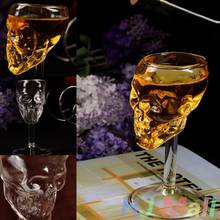 Crânio do guerreiro dos ossos projetou o copo de vidro alto do copo do copo do vinho drinkware/ 2024 - compre barato