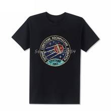 Camiseta Vintage de CCCP de Rusia para hombre, camisa Harajuku de Yuri Gagarin, equipo del grupo soviético, Retro, Sputnik, programa de exploración espacial 2024 - compra barato