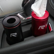 Aluminum alloy Car Cup Holder Cylinder Tissue Box Paper Towels Tube FOR Volvo RDESIGN V70 XC60 S60 V60 V40 XC90 Car accessories 2024 - buy cheap