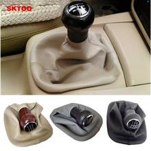 SKTOO for Volkswagen  Old Passat B5 shift BOOT shift lever cover manual gear head gear sets mahogany 2024 - buy cheap