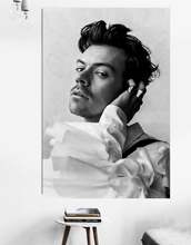 Harry Styles Monochrome Art Home Decor Painting Canvas Print Poster Modern Wall Modular Picture for Bedroom Background No Frame 2024 - buy cheap