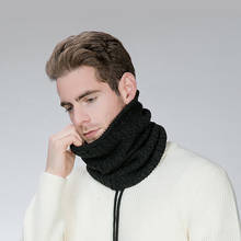 Gorro cálido con bufanda para hombre, gorro de esquí de doble uso, a prueba de viento, para invierno 2024 - compra barato