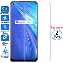 Proteção de vidro temperado para realme 6 protetor de tela em realme6 6.5 filme de segurança realmi realmi6 real me realmy ralme 9h 2024 - compre barato