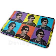 Umm Kulthum Pop Art-alfombrilla antideslizante para cantante famoso, alfombra suave, cojín, Umm Kulthum, Kaltoum, egipcio, árabe, Oum 2024 - compra barato