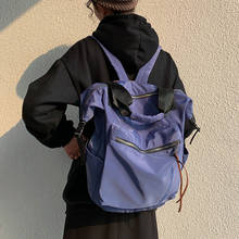 Модный водонепроницаемый нейлоновый женский рюкзак, Большой Вместительный портативный рюкзак, школьная сумка для девочек-подростков, дорожная сумка Mochila 2024 - купить недорого