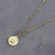 Creative Design Trendy Beetle Pendant For Women Vacuum Plating gold-plate Golden Necklace 42cm Chain Choker Holiday Gift Jewelry 2024 - buy cheap