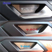 4pcs Car Door Interiro Decoration Sticker For Volkswagen TROC 2018 2024 - buy cheap