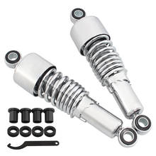 Motorcycle Chrome Shock Absorber Rear Suspension For Harley Sportster XL 883 1200 Touring Glide 2024 - buy cheap