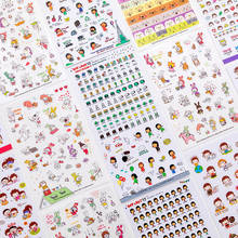 2021New Mini Kawaii Paper Stationery Sticker Decoration Decal DIY Album Scrapbooking Seal Sticker Stationery Gift Material Escol 2024 - buy cheap