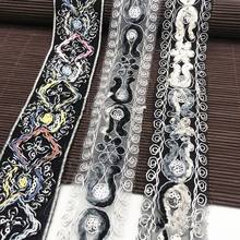 1 Yards Webbing Ribbon Tape Shoes Dress Decorative Embroidered Lace Trims DIY Sewing 2024 - buy cheap