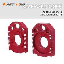 Motorcycle CNC Rear Chain Adjuster Axle Block For Honda CRF250L CRF250M CRF 250L CRF 250M 2012-2019 CRF250R ALLY 2017-2019 2024 - buy cheap