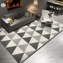 Home Carpets For Living Room Washable Carpet Rectangular Rugs For Bedroom Non Slip Tappeto Gray Moquette 3D Rug Gray Floor Mat 2024 - buy cheap