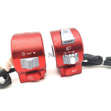 Electric Motorcycle Scooter Switch Assembly Cnc Aluminum Alloy 3D 22mm Scooter Handlebar Control Light Horn Switch 2024 - buy cheap
