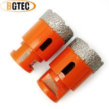BGTEC 2pc 38mm Vacuum brazed diamond Dry drilling bits 5/8-11 connection hole saw porcelain tile, granite Drill core bits crown 2024 - buy cheap