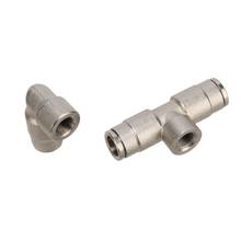1/8" Internal Thread to 3/8" Tee/Elbow Connector Garden 1/8" Threaded Atomizing Nozzle 9.52mm Pipe Coupling Adapters 2 Pcs 2024 - buy cheap