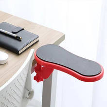 Suporte de braço para computador, suporte giratório de mesa, suporte para punho giratório, para mouse pad, vermelho, preto, proteção para ombro 2024 - compre barato