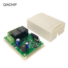 QIACHIP 6V 12V 24V Wireless Remote control Switch 2CH Relay Module Receiver EV1527 RF Transmitter 433Mhz Remote Controls motor 2024 - buy cheap
