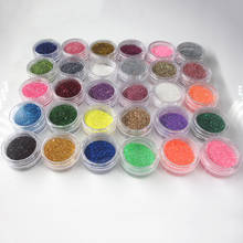 30 Color Colorful Sparkly Glitter Nail Art Powder Manicure Nail Art Kit 2024 - buy cheap