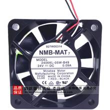 NMB-MAT-ventilador inversor de impresora, nuevo y original, 2406KL-05W-B49, 6cm, 24V, 0.09A, doble bola, 6015 2024 - compra barato