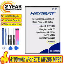 Batería Li3730T42P3h6544A2 para ZTE MF286 MF96 MF96U Z289L t-mobile Sonic 100%, 4100mAh, 2,0 nueva marca superior 2024 - compra barato