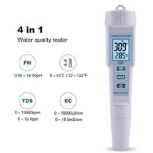 ph meter digital 4 in 1 PH/EC/TDS/Temp Meter Water Quality Test Meter High Accuracy Measurement Range LCD Display Measure Tool 2024 - buy cheap