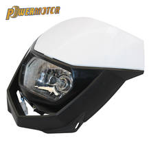 PowerMotor-Faro de carenado blanco para motocicleta Yamaha YZ YZF WR WRF, 35W, H4, Streetfighter Enduro 2024 - compra barato