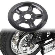 Black Motorcycle Rear Pulley Cover For Harley  XL883 1200 Sportster XL883 1200 XL 883 1200 2024 - buy cheap