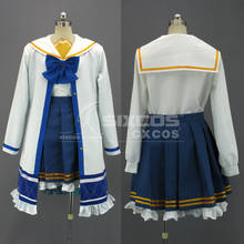 Disfraces de Anime para mujer, uniforme de estudiante a la moda, conjunto completo de ropa de fiesta femenina, ropa de juego de rol personalizada, cualquier tamaño 2024 - compra barato