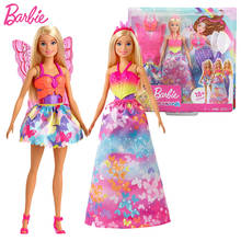 Dreamtopia Barbie Dolls Elf Mermaid Toy for Children Barbie Clothes Kids Toys for Girls Accessories Doll Dress Gift Set Juguetes 2024 - buy cheap