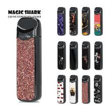 Magic Shark 2.5D Stereo Bling Skeleton Bear Case Sticker Skin for Smok Nord Film Skin Cover for Smok Nord 2024 - buy cheap
