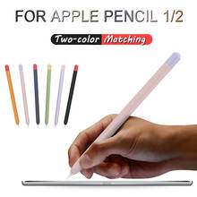 Capa protetora para caneta stylus de toque, tablet para apple pencil 2 1, estojo portátil de silicone macio para lápis, acessório de alta qualidade 2024 - compre barato
