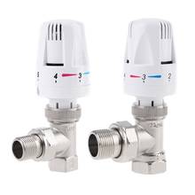 Automatic Thermostatic Radiator Valve Thermostat Temperature Control Valve Floor Heating Thermostat Valve DN15/DN20 2024 - buy cheap