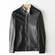 2020 New Genuine Leather Jacket Men Spring Autumn Sheepskin Coat Short Slim Motorcycle Mens Leather Jackets 7523-2 KJ2180 2024 - buy cheap