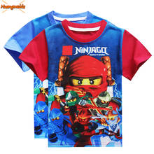 Ninja Costume Boys Top T-Shirt Kids Halloween Costumes for Kids Ninja Cosplay Anime Superhero Clothes Short Sleeve 2024 - buy cheap