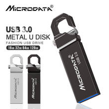 Unidad Flash USB 3,0 de 16GB, Pendrive de Metal, con memoria USB 3,0 plateada 2024 - compra barato