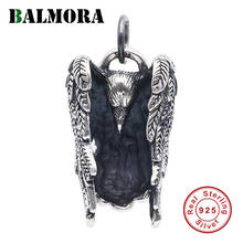 BALMORA-Colgante de Plata de Ley 925 con diseño de águila para hombre y mujer, joya SIN Cadena, estilo Punk, Vintage 2024 - compra barato