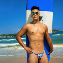 SD669 Low waist sexy tight men swim trunks 2020 men beach swimming shorts surf swimsuits gay men swimwear bikinis bathing suits 2024 - buy cheap