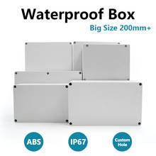 IP67 Waterproof Enclosure Box ABS Plastic Organizer Wire Junction Box Waterproof Electronic Safe Case Plastic Boxes Big Size 2024 - buy cheap